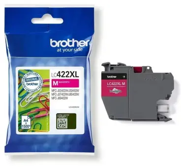 Brother LC422XLM Druckerpatrone Magenta ca. 1.500 Seiten, LC422XLM 