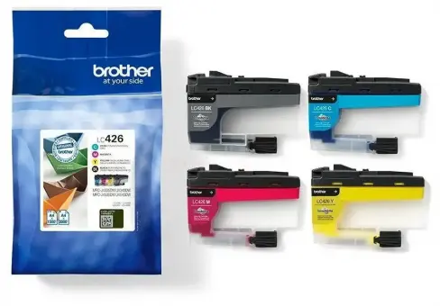 Brother LC426 Multipack Druckerpatronen Schwarz Cyan Magenta Gelb LC426BK LC426C LC426M LC426Y 