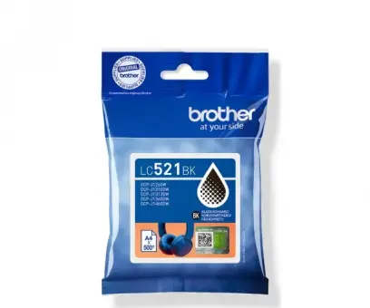 Brother LC521BK Druckerpatrone Schwarz ca. 500 Seiten, 
