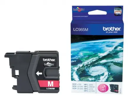 Brother LC985M Druckerpatrone Magenta ca. 260 Seiten, 
