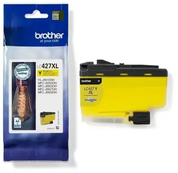 Brother LC427XLY Druckerpatrone Gelb ca. 5.000 Seiten, 