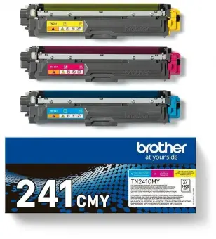 Original Brother TN-241CMY Multipack Toner Cyan ,Magenta ,Yellow 241 ca. 4.200 Seiten 