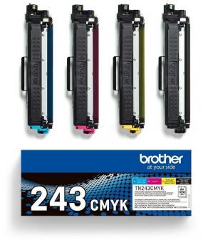 Original Brother TN-243CMYK Multipack Schwarz,Cyan,Magenta,Yellow 4 Toner je ca. 1.000 Seiten TN-243 (TN-243CMYK ) 