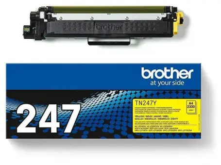 Original Brother TN-247Y Toner Yellow ca. 2.300 Seiten TN-247Y 