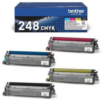 Brother TN-248CMYK Multipack Schwarz Cyan Magenta Gelb ca. 4.000 Seiten, 