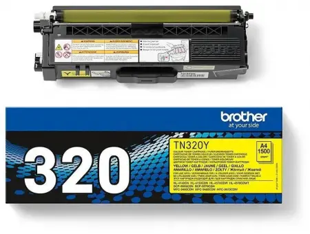 Original Brother TN-320Y Toner Yellow ca. 1.500 Seiten 