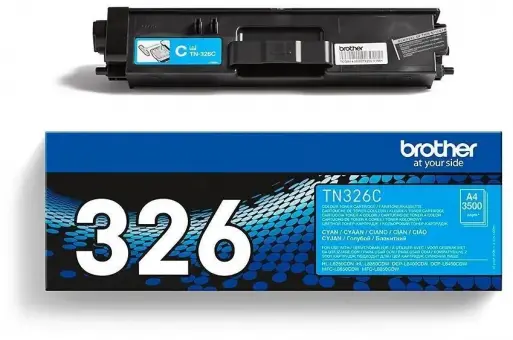 Original Brother TN-326C Toner Cyan ca. 3.500 Seiten 