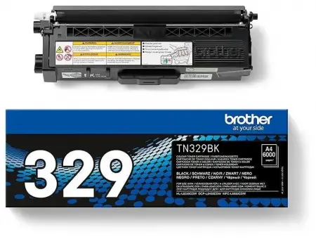 Original Brother TN-329BK Toner Schwarz ca. 6.000 Seiten 