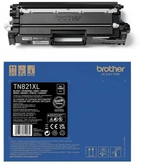 Original Brother TN-821XLBK Toner Schwarz ca. 12.000 Seiten 821XL 