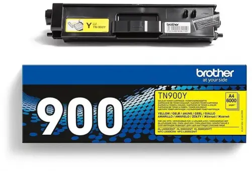 Original Brother TN-900Y Toner Yellow ca. 6.000 Seiten 