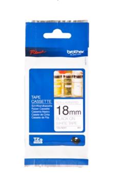 Brother TZe-N241 Schriftband Schwarz auf Weiß 