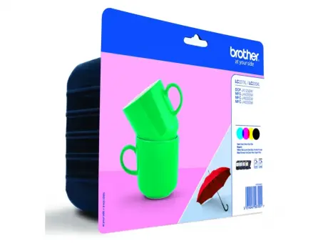 Brother Multipack LC225XL+ LC227XL LC227XLVALBPDR 4 Druckerpatronen Multipack Schwarz Cyan Magenta Gelb LC227XLBK + LC225XLC + LC225XLM+ LC225XLY 