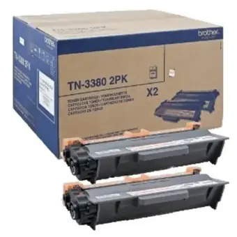 Brother TN-3280 2PK 2 Toner Multipack Schwarz je ca. 8.000 Seiten, 