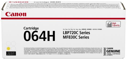 Original Canon 064hy Toner Yellow ca. 10.400 Seiten 4932C001 