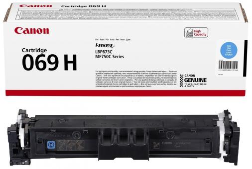 Original Canon 069hc Toner Cyan ca. 5.500 Seiten 5097C002 