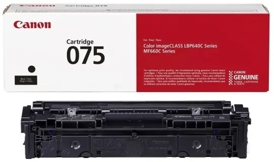 Canon 075bk 6365C002 Toner Schwarz ca. 1.400 Seiten, 