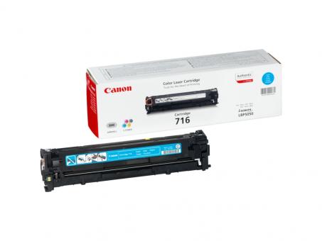 Original Canon 716c Toner Cyan ca. 1.500 Seiten 1979B002 