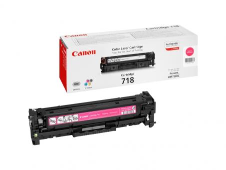 Original Canon 718 M Toner Magenta ca. 2.900 Seiten 2660B002 