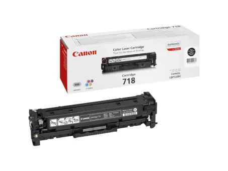Canon 718BK 2662B002 Toner Schwarz ca. 3.400 Seiten, 