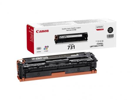 Original Canon 731 BK Toner Schwarz ca. 1.400 Seiten 6272B002 