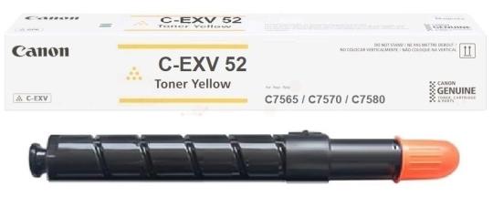 Original Canon C-EXV52y Toner Gelb 1001C002 ca. 66.500 Seiten 
