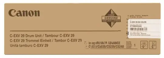 Canon C-EXV29drummCL- 2779B003 Bildtrommel Color ca. 59.000 Seiten, 1 Stück pro Packung 