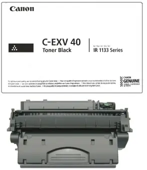 Original Canon C-EXV40 Toner Schwarz ca. 6.000 Seiten 3480B006 