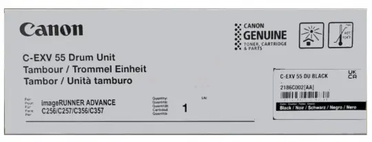 Original Canon C-EXV55drumbk Bildtrommel Schwarz ca. 45.000 Seiten 2186C002 