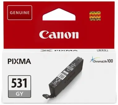 Original Canon CLI-531gy Tintenpatrone Grau  ca.400 Seiten 6122C001 