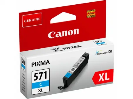 Original Canon CLI-571c XL Tintenpatrone Cyan 11 ml 0332C001 