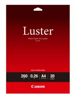 Original Canon LU-101 Fotopapier DIN A4, 260 g/m², 6211B006 