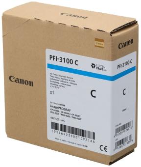 Canon PFI-3100c Druckerpatrone Cyan 160 ml  6423C001 