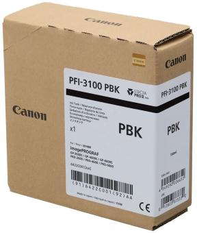 Canon PFI-3100pbk Druckerpatrone Schwarz Foto 160 ml 6422C001 