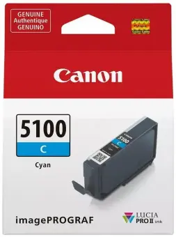 Original Canon PFI-5100c Cyan Tintenpatrone 14 ml 6953C001 