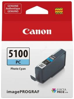 Original Canon PFI-5100pc Tintenpatrone Cyan Foto 14 ml 6956C001 
