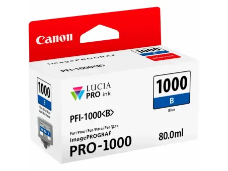 Canon PFI-1000b 0555C001 Druckerpatrone Blau 80 ml ca. 4.875 Seiten, 