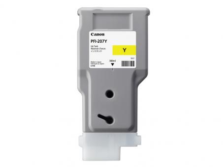Original Canon PFI-207y Tintenpatrone Yellow 300 ml 8792B001 