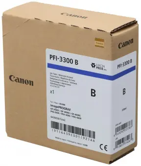 Original Canon PFI-3300b Blau Tintenpatrone 330 ml (6439C001) 