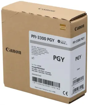 Original Canon PFI-3300pgy Tintenpatrone photo Grey 330 ml (6442C001) 
