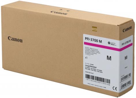 Original Canon PFI-3700m Tintenpatrone Magenta 700 ml (6446C001) 