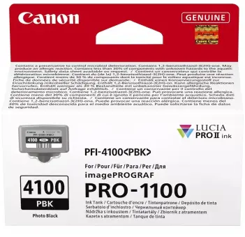 Canon PFI-4100pbk 6777C001 Druckerpatrone Schwarz Foto 80 ml 