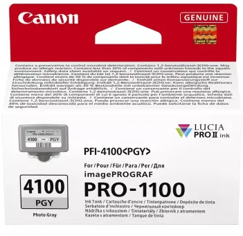 Canon PFI-4100pgy 6784C001 Druckerpatrone Graufoto 80 ml ca. 348 Seiten, 