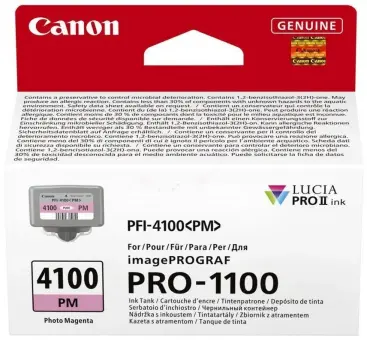 Original Canon PFI-4100pm Photo Magenta Tintenpatrone 80 ml 6782C001 