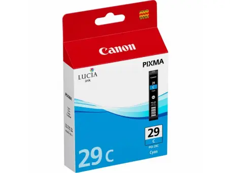 Original Canon PGI-29c Tintenpatrone Cyan 36 ml für ca. 1.940 Fotos (Format 10 x 15 cm) 4873B001 