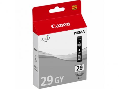 Original Canon PGI-29gy Tintenpatrone Grau  36 ml für ca. 724 Fotos (Format 10 x 15 cm) 4871B001 