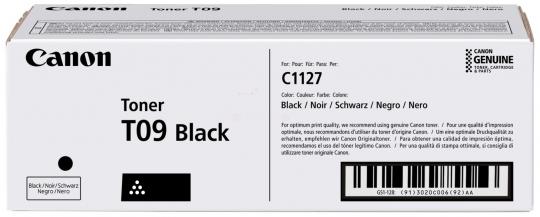 Original Canon T09 bk Toner Schwarz ca. 7.600 Seiten 3020C006 