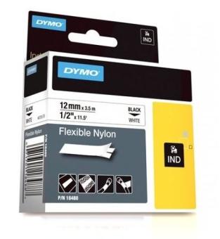 DYMO S0718100 18488 Schriftband Schwarz auf Weiß 