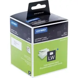 DYMO S0722400 99012 Etiketten Adress 89 x 36mm, Weiß, 2 x 260 Stck. 