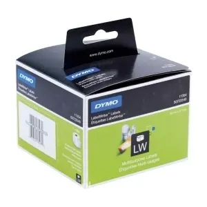 DYMO S0722540 11354 Etiketten, 57x32mm, Weiß, 1000 Stck. 