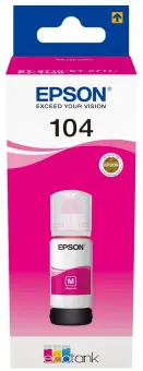 Original Epson 104 Tintenflasche Magenta 65 ml C13T00P340 